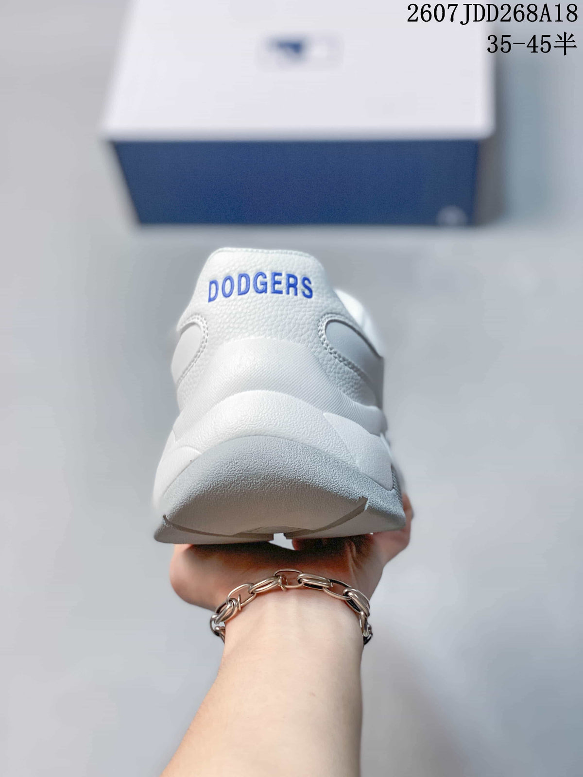 MLB Bigball Chunky White Dodgers Low-Top Sneakers 2607JDD268A18