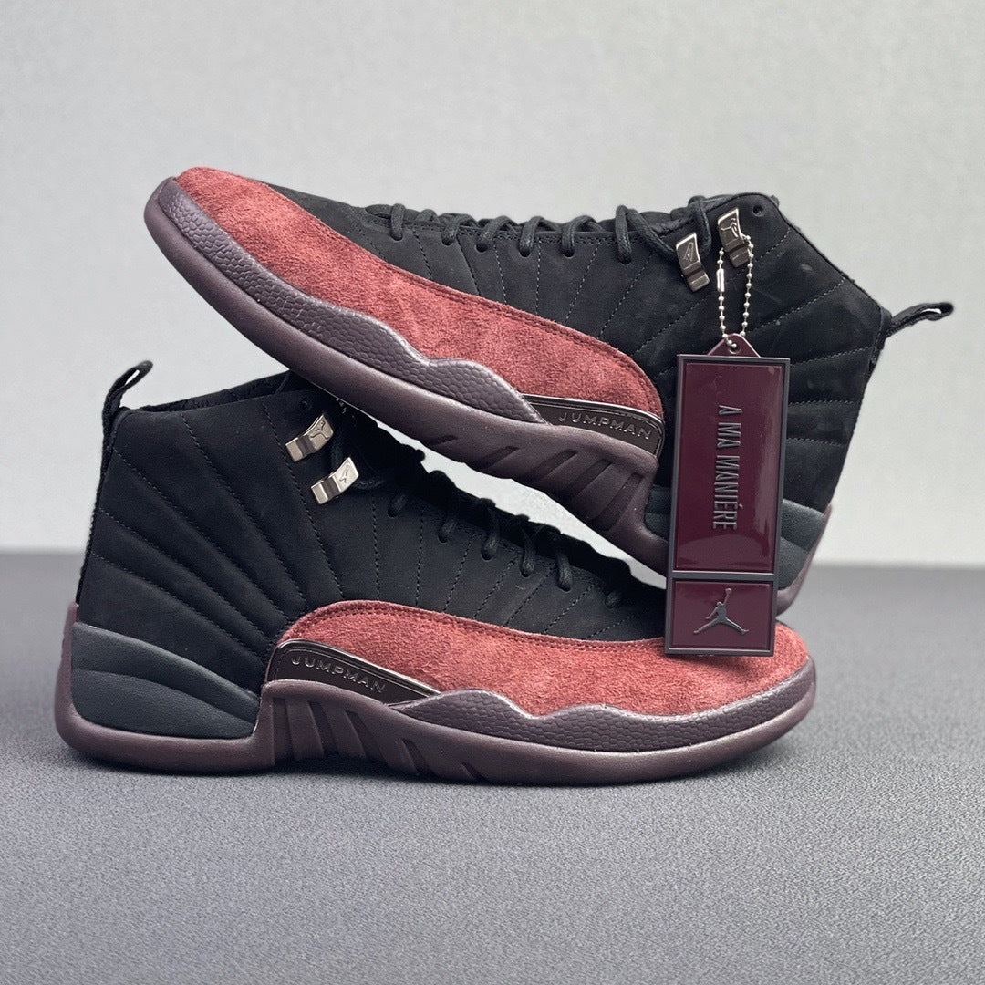 Jordan 12 Retro A Ma Maniére Black Burgundy DV6989-001