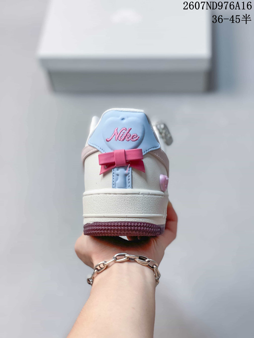 Nike Air Force 1 '07 Low White Pink Snake Year Sneakers