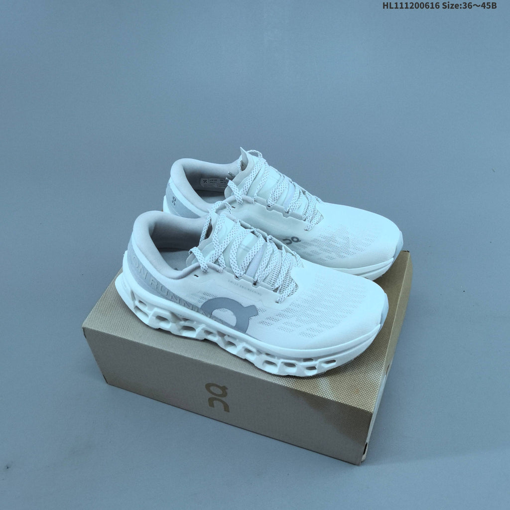 On Cloudmonster 3 Running Shoes White Grey