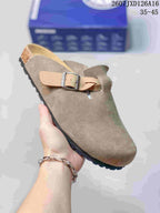 Birkenstock Boston Closed-Toe Mule Taupe
