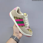 Gucci Distressed Screener Low-Top Sneakers
