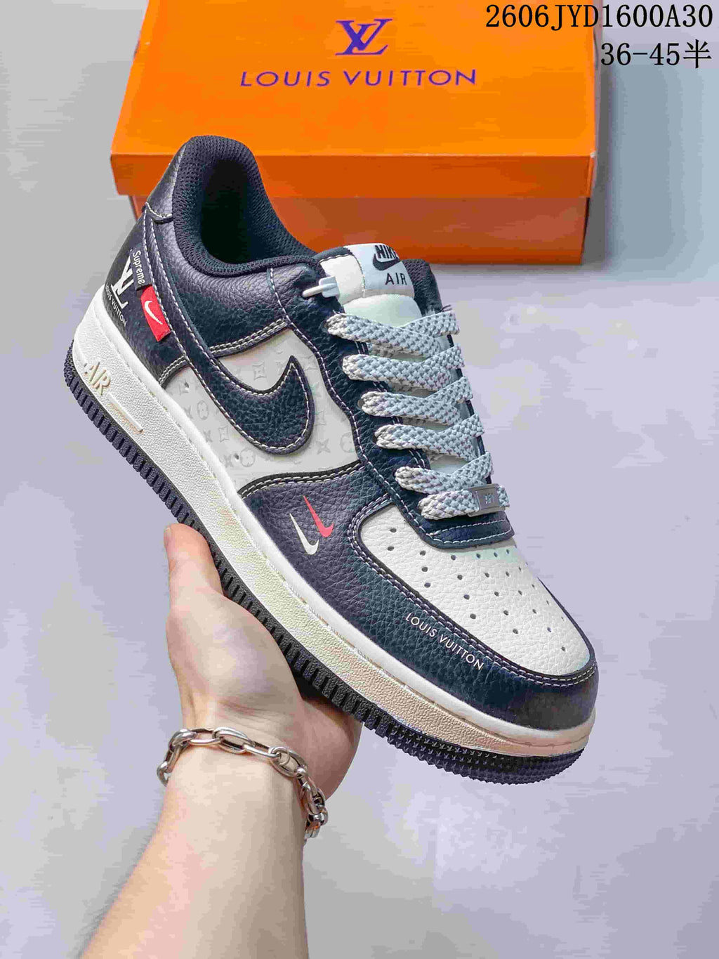 Nike Air Force 1 '07 Low Monogram Print Sneakers