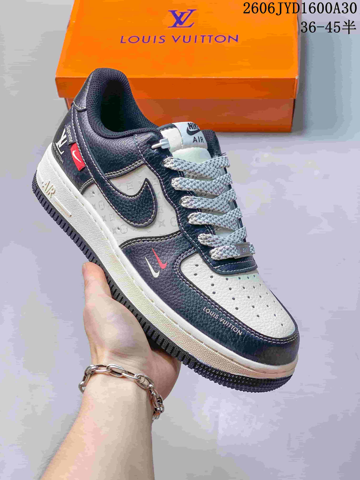 Nike Air Force 1 '07 Low Monogram Print Sneakers