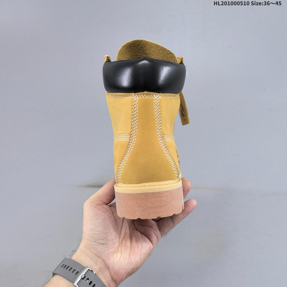 Timberland Yellow High-Top Lace-Up Boots
