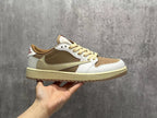 Jordan 1 Low Travis Scott Mocha Pink Sneakers