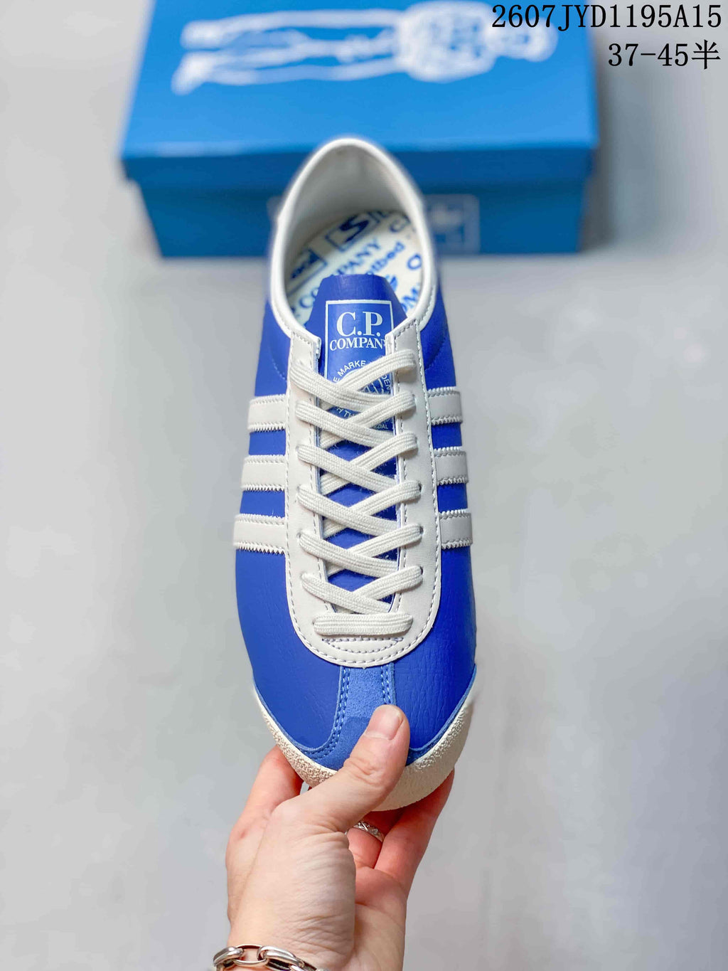 adidas C.P. Company Italia SPZL Blue Leather Sneakers