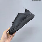 Alexander McQueen Low-Top Sneakers in Black with Thick Sole