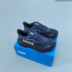 HOKA Clifton 10 Running Shoes in Navy and Black