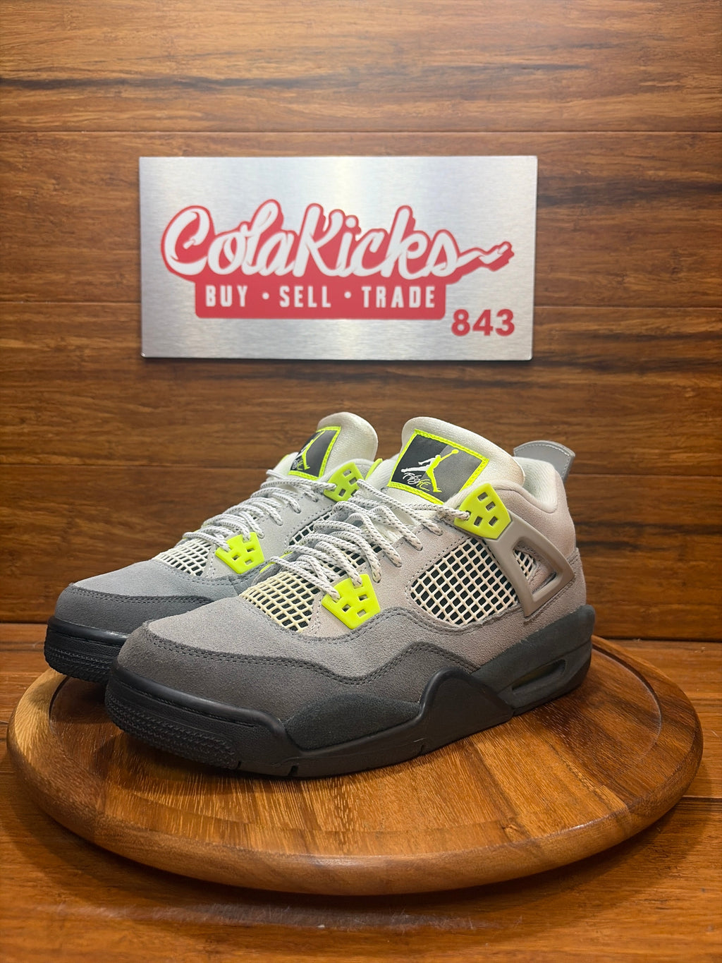 Jordan 4 Retro SE 95 Neon (GS)