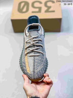 Adidas Yeezy Boost 350 Sneakers Grey and Tan
