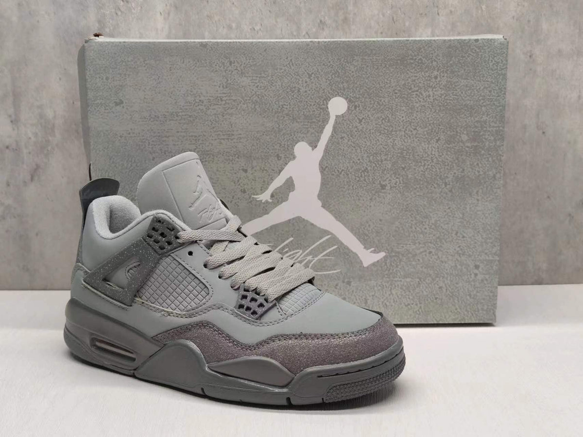 Air Jordan 4 Retro SE Paris Olympics Grey Sneakers
