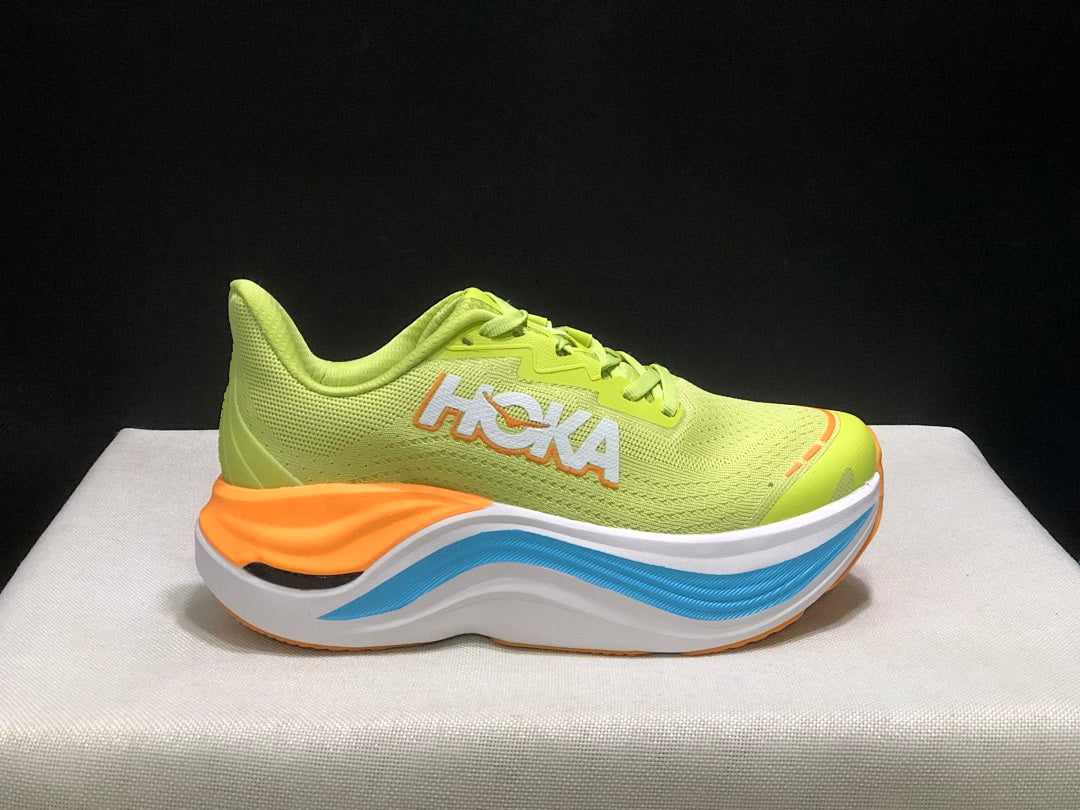 HOKA Skyward X Running Shoes in Lime Green
