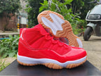 Jordan 11 Red High-Top Sneakers