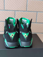 Jordan 7 Retro Sneakers in Wheat, White and Green