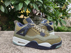 Jordan Air Jordan 4 Retro Olive Canvas Sneakers
