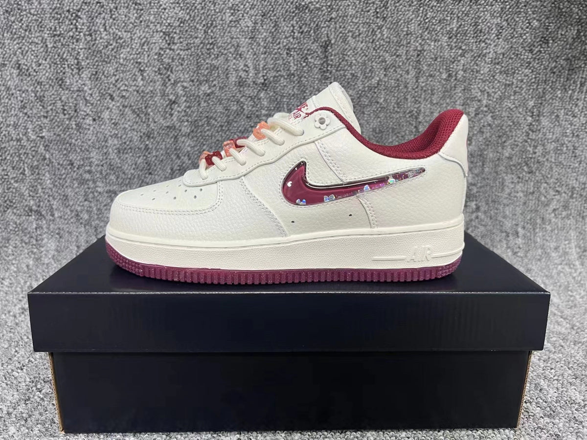 Nike Air Force 1 Low White Burgundy FZ5068-161