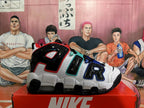 Nike Air More Uptempo White Black Basketball Sneakers
