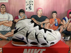 Nike Air More Uptempo White Black Basketball Sneakers