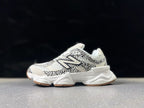 New Balance 9060 XUR White Leopard Print Sneakers