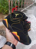 Air Jordan 7 High-Top Sneakers in Black or White
