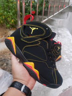 Air Jordan 7 High-Top Sneakers in Black or White