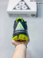 Nike ReactX Pegasus ACG Trail 6 Shoes, Dark Gray and Lime