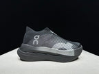 On Cloudboom Strike LS Black Silver Running Shoes