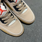 Jordan Spizike Low AJ3.5 Sneakers in Tan and Gold