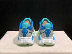 HOKA Clifton 10 Running Shoes in Gray and Blue