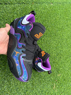 Jordan 680-3 Black Purple Basketball Sneakers
