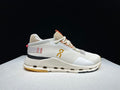 On Cloudnova 2 Sneakers in Ivory and Orange