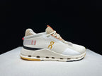 On Cloudnova 2 Sneakers in Ivory and Orange