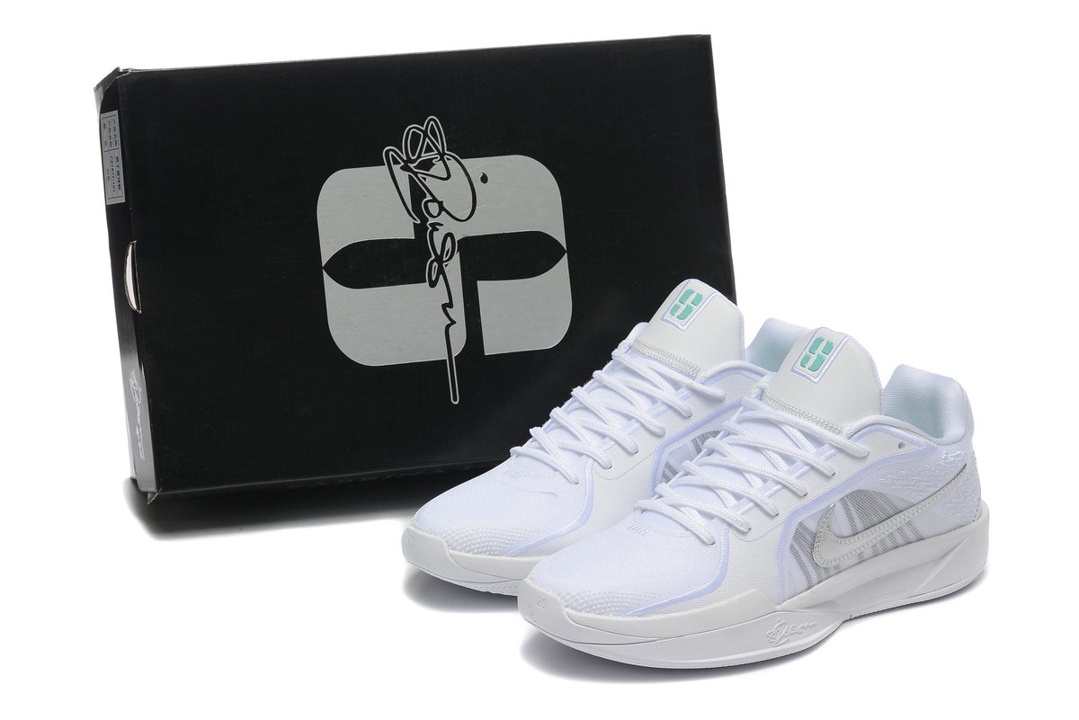 Nike Sabrina 2 Basketball Shoes, White and Mint