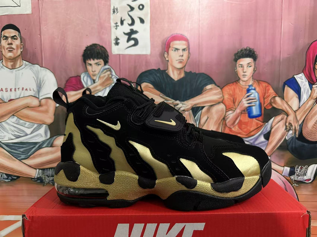 Nike Air Max 2 CB 94 Black Gold Basketball Sneakers
