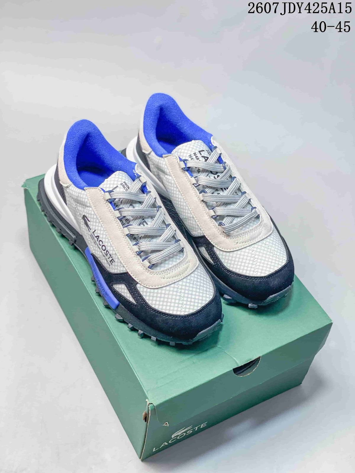 Lacoste Casual Sneakers White Black Blue 2607JDY425A15