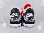 Jordan Air Jordan 3 Retro Red Black Crackle Sneakers