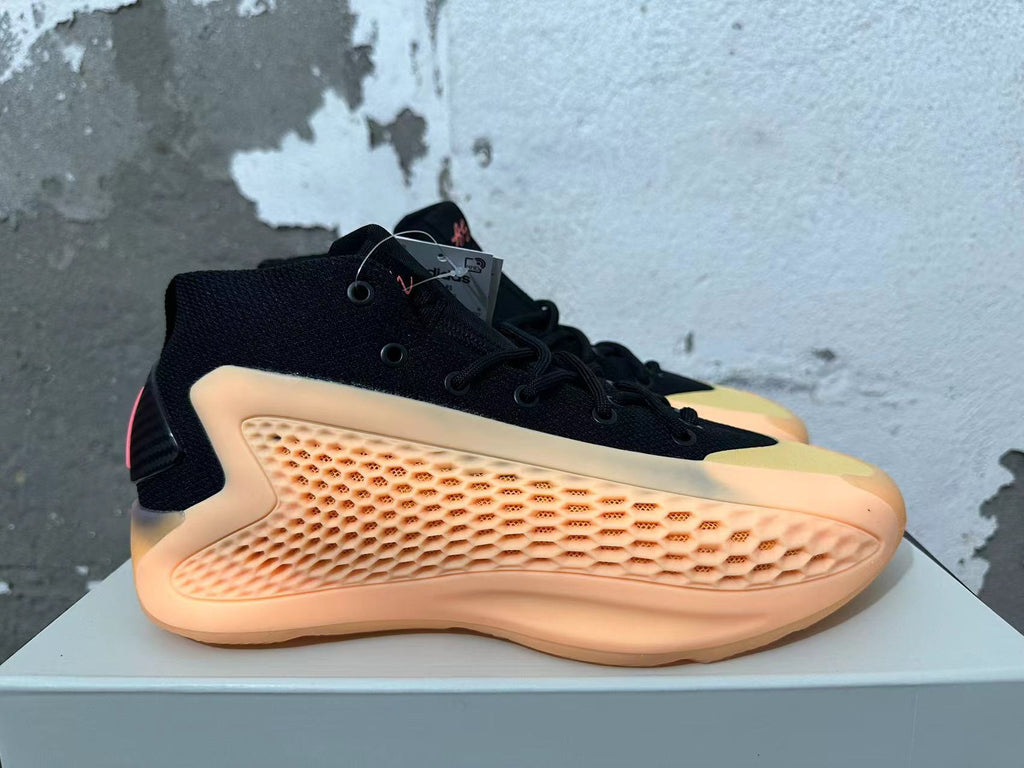 Adidas AE 1 Basketball Shoes Black and Orange
