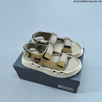 ECCO Outdoor Casual Sandals with Adjustable Hook-and-Loop Straps