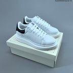Alexander McQueen Oversized Low-Top Sneakers, White and Black HL281000308