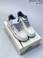Nike Air Force 1 '07 White Navy Low-Top Sneakers