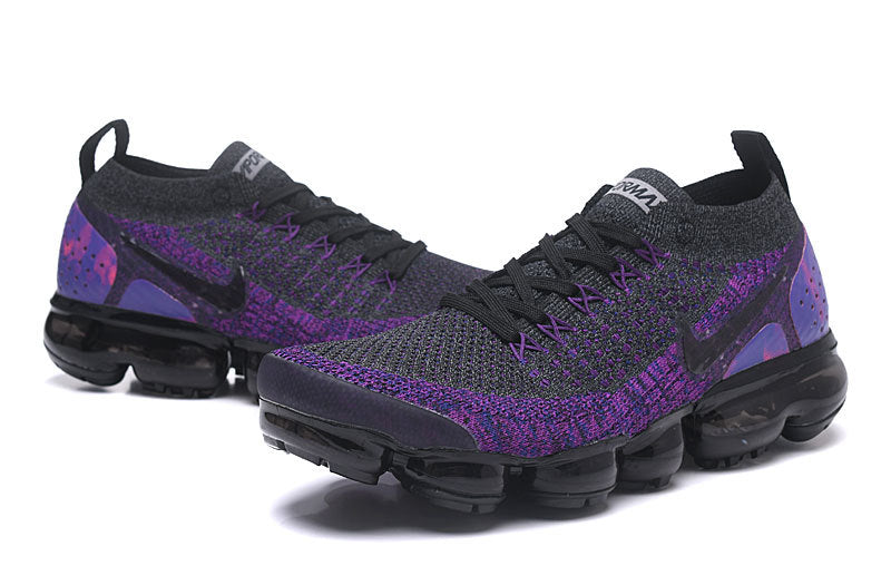 Nike Air VaporMax Flyknit 2 Purple Black Sneakers 942842-600