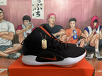 Nike Black and Orange Basketball Sneakers