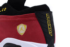 Jordan 14 Low Sneakers in White and Black