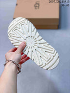 UGG GoldenGlow Slide Sandals in White