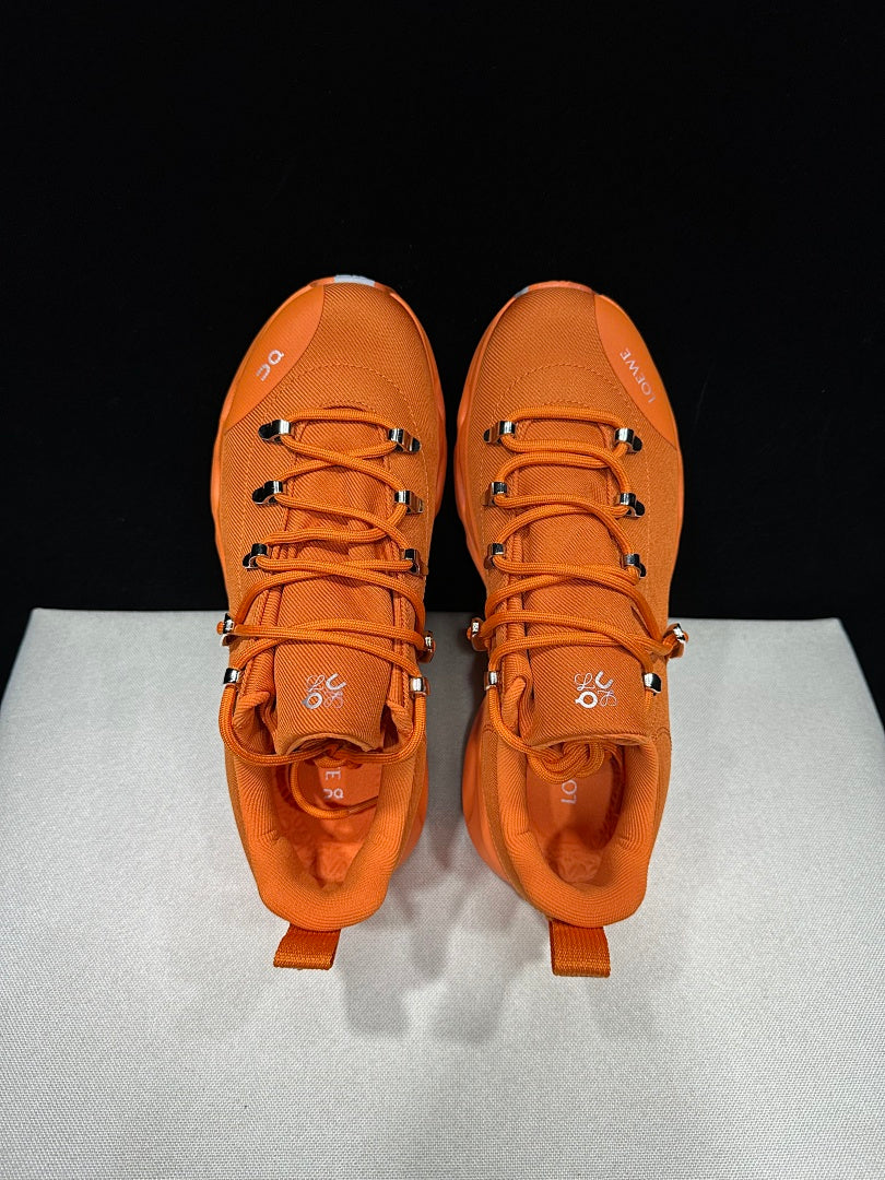 On x Loewe Cloudsurfer Orange Trail Sneakers