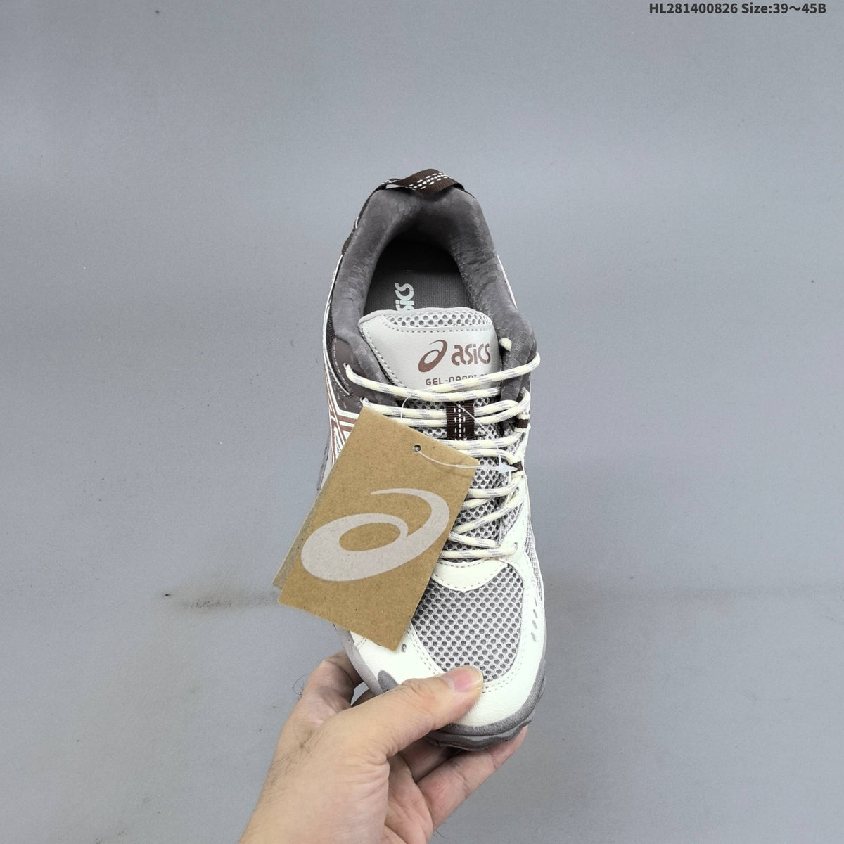 ASICS GEL-NANDI NR Sneakers in Cream, Gray and Brown