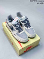 Nike Air Force 1 Grey Navy Sneakers 2607JYD1155A15