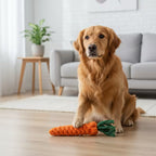 Bite-Resistant Carrot Rope Knot Chew Toy for Pets