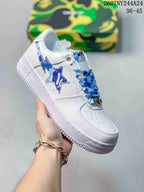 Bape x Nike Air Force 1 '07 Low Sneakers